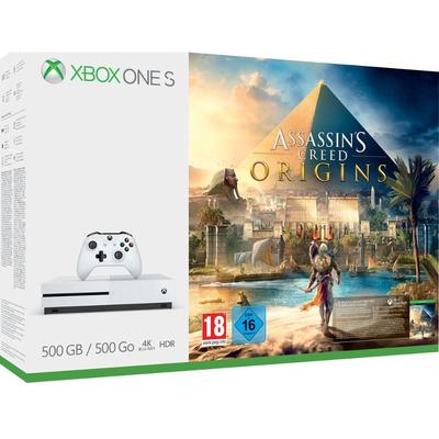 Consola jocuri Microsoft Xbox One S 500GB + Assasin's Creed: Origins