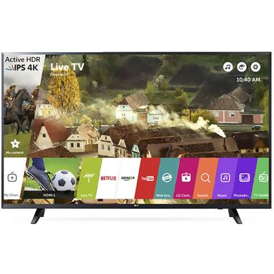 Televizor LG Smart TV 49UJ620V Seria UJ620V 123cm gri-negru 4K UHD HDR