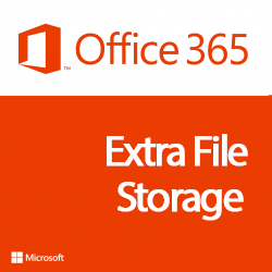 Microsoft Office 365 Extra File Storage Cloud, 1 user, 1 an