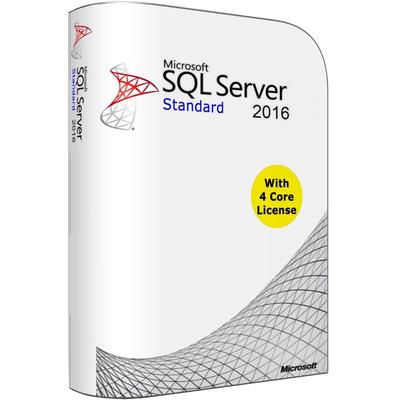 Sisteme de operare server Microsoft SQL Server 2016 Standard Core, OLP NL, Qualified