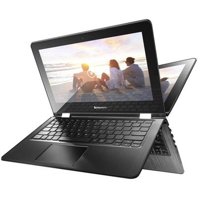 Laptop Lenovo 11.6" Yoga 300-11 (Flex 3), HD Touch, Procesor Intel Celeron N3060 (2M Cache, up to 2.48 GHz), 4GB, 32GB eMMC, GMA HD 400, Win 10 Home, White