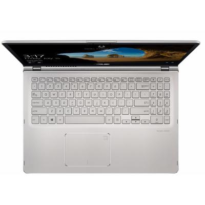 Laptop Asus 15.6" ZenBook Flip UX561UA, FHD Touch, Procesor Intel Core i7-8550U (8M Cache, up to 4.00 GHz), 8GB DDR4, 1TB + 128GB SSD, GMA UHD 620, Win 10 Pro, Silver