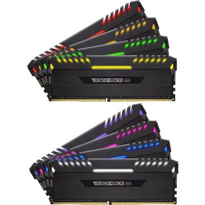 Memorie RAM Corsair Vengeance RGB LED 64GB DDR4 2933MHz CL16 Quad Channel Kit