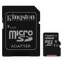 Card de Memorie Kingston Canvas Select microSDXC 128GB + Adaptor SD