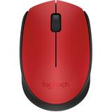 Mouse LOGITECH M171, Wireless, Red