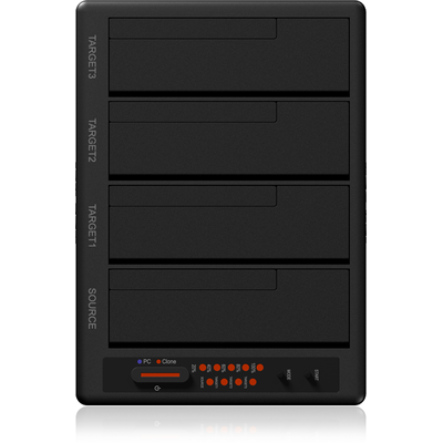 Rack Icy Box CloneStation for 4x HDD/SSD with USB 3.0 Type-A interface