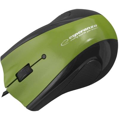 Mouse Esperanza EM125G Green + MousePad