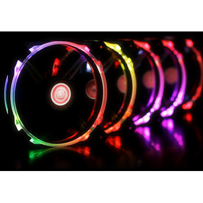 Raijintek Macula 12 Rainbow RGB LED, 2 Pack