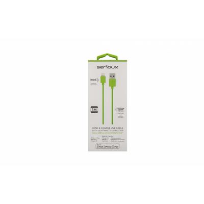 Serioux LIGHTNING CABLE SRX MFI 1M LIME