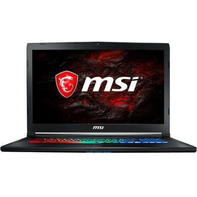 Laptop MSI Gaming 17.3" GP72MVR 7RFX Leopard Pro, FHD, Procesor Intel Core i7-7700HQ (6M Cache, up to 3.80 GHz), 8GB DDR4, 1TB + 128GB SSD, GeForce GTX 1060 6GB, FreeDos, Black, RGB Backlit