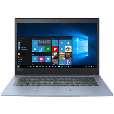 Laptop Lenovo 14" IdeaPad 120S AP, HD, Procesor Intel Celeron N3350 (2M Cache, up to 2.4 GHz), 4GB DDR4, 64GB eMMC, GMA HD 500, Win 10 S, Denim Blue