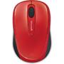 Mouse Microsoft Wireless Mobile 3500 Flame Red