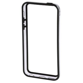 Hama Bumper protectie Edge Protector Black Transparent pentru iPhone 5C