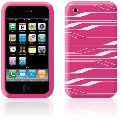 Belkin Protectie pentru spate Silicon Sleeve Pink pentru iPhone