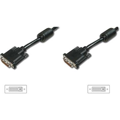 Assmann DVI-D Male - DVI-D Male, Dual Link, 2m, negru