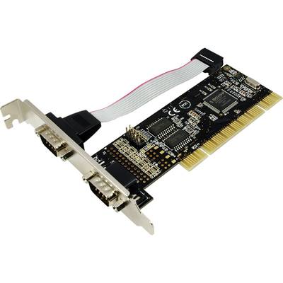 Adaptor Logilink 1x PCI Male - 2x Serial Male