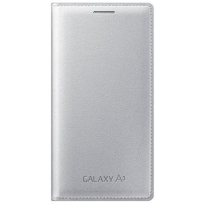 Samsung Husa de protectie tip Book Flip Wallet Silver pentru A300 Galaxy A3 (2015)