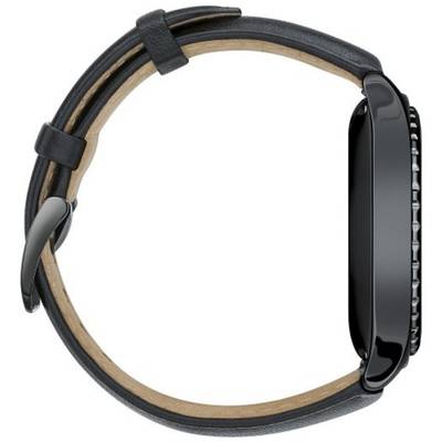 Smartwatch Samsung Gear S2 Classic, curea piele negru