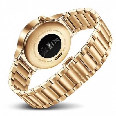 Smartwatch Huawei Watch W1 auriu, 42 mm, curea otel auriu