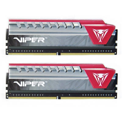 Memorie RAM Patriot Viper Elite Red 8GB DDR4 2400MHz CL15 1.2v Dual Channel Kit