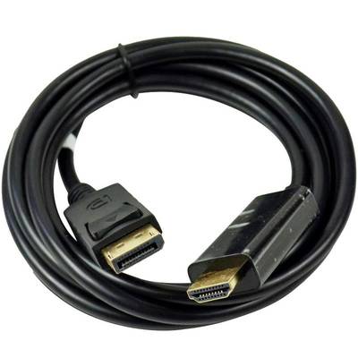 Vakoss DisplayPort Male - HDMI Male, 2m, negru, unidirectional