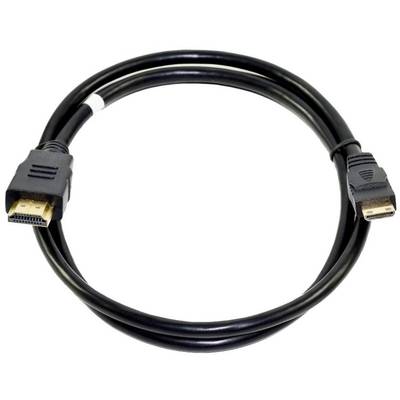 Vakoss HDMI Male - miniHDMI Male, 1m, negru