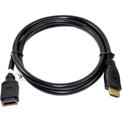 Vakoss HDMI Male - HDMI Female, 1m, negru