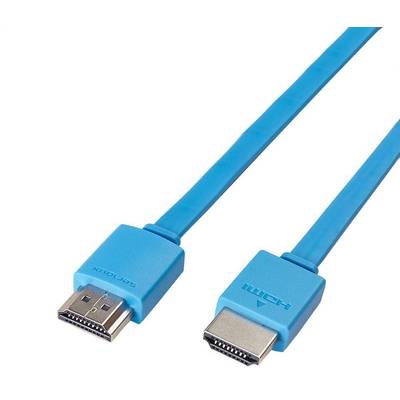 Serioux HDMI Male - HDMI Male, v1.4, 1.5m, plat, albastru