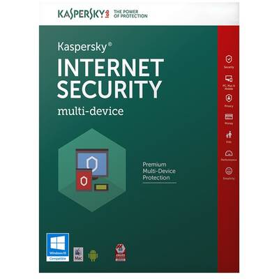 Software Securitate Kaspersky Internet Security 2017, 1 PC, 1 an + 3 luni, Retail, New license