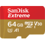 Card de Memorie SANDISK EXTREME microSDXC 64 GB 100/60 MB/s A1 C10 V30 UHS-I U3 - GoPro