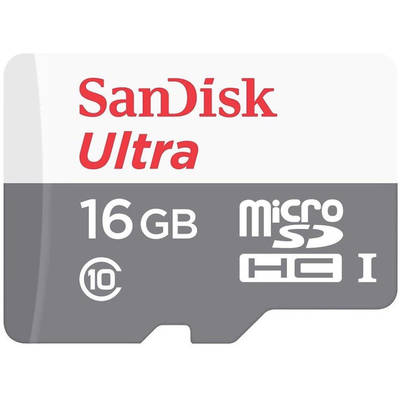 Card de Memorie SanDisk Ultra Android microSDHC 16GB UHS-I Clasa 10 80 MB/s