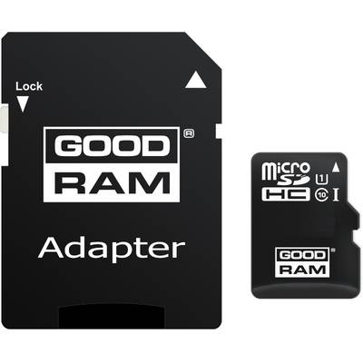 Card de Memorie GOODRAM Micro SDHC, 32GB, Clasa 10, UHS-I U1 + Adaptor