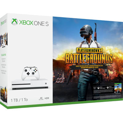 Consola jocuri Microsoft Xbox One S 1TB + PLAYERUNKNOWN'S BATTLEGROUNDS