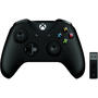 Gamepad Microsoft Xbox One Wireless controller black + Wireless Adapter v2