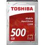 Hard Disk Laptop Toshiba L200, 500GB, SATA-III, 5400 RPM, cache 8MB, 9.5 mm Bulk