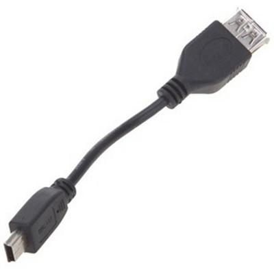 Accesoriu Tableta SSK Cablu adaptor OTG mini USB M - USB F, 0.12m, negru