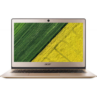 Laptop Acer 14" Swift 1 SF114-32, FHD, Procesor Intel Pentium Silver N5000 (4M Cache, up to 2.70 GHz), 4GB DDR4, 128GB SSD, GMA UHD 605, Linux, Gold