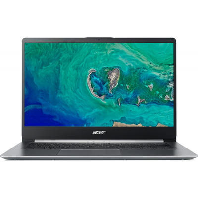 Laptop Acer 14" Swift 1 SF114-32, FHD, Procesor Intel Pentium Silver N5000 (4M Cache, up to 2.70 GHz), 4GB DDR4, 128GB SSD, GMA UHD 605, Linux, Silver