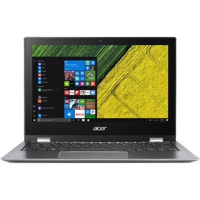 Laptop Acer 11.6" Spin 1 SP111-32N, FHD IPS Touch, Procesor Intel Pentium N4200 (2M Cache, up to 2.5 GHz), 4GB, 64GB eMMC, GMA HD 505, Win 10 S, Grey