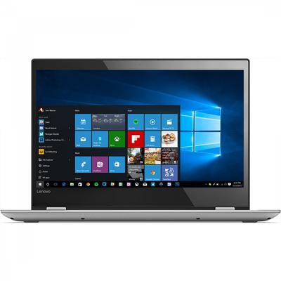 Laptop Lenovo 14" Yoga 520, FHD IPS Touch, Procesor  Intel Core i3-7130U (3M Cache, 2.70 GHz), 8GB DDR4, 1TB + 128GB SSD, GMA HD 620, Win 10 Home, Mineral Grey