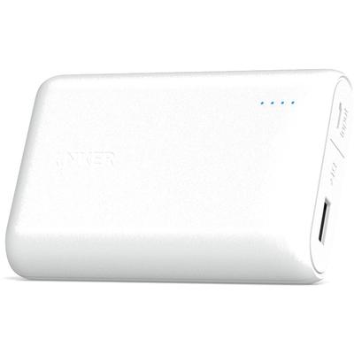 Anker PowerCore, 10000 mAh, 2.4A, 1x USB, White, tehnologia PowerIQ