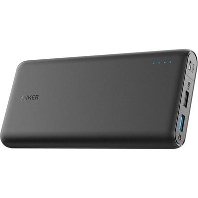 Anker PowerCore Speed 20000 mAh, 2x USB, Black, tehnologia Quick Charge 3.0