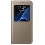 Samsung Husa de protectie tip Book S-View Gold pentru G935 Galaxy S7 Edge