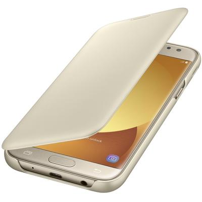 Samsung Husa de protectie tip Book Flip Wallet Gold pentru J530 Galaxy J5 (2017)