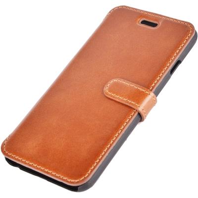 Tellur Husa protectie de tip Book Leather Brown pentru iPhone 6/6S