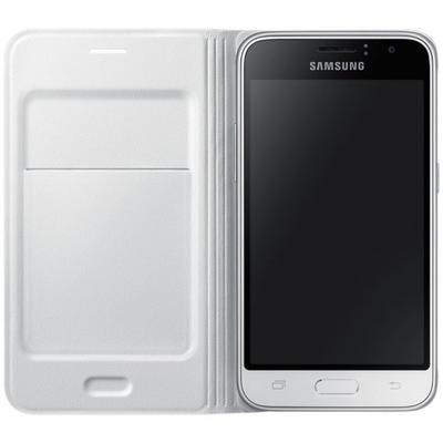 Samsung Husa de protectie tip Flip Wallet Alb pentru J120 Galaxy J1 (2016)