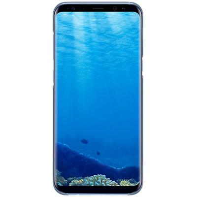 Samsung Capac protectie spate Clear Cover Transparent Blue pentru G950 Galaxy S8
