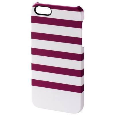 Hama Protectie pentru spate Stripes White/Magenta pentru Apple iPhone 5/5s/SE