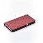 Tellur Husa protectie de tip Book Ostrich Leather Magnetic Red pentru Galaxy S6
