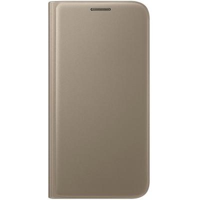 Samsung Husa de protectie tip Book Flip Wallet Gold pentru G930 Galaxy S7